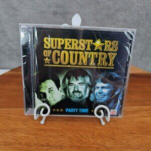Time Life Superstars of Country Party Time Two Disc Set Music CDs VTG New Sealed
